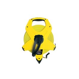 Stanley 2-34-777 Cinta Métrica de Fibra de Vidrio de 100m x 13mm Power Winder con Caja Abierta