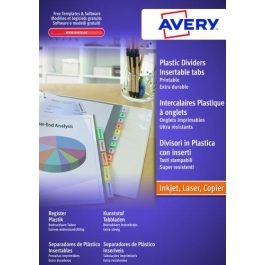 Separadores Avery Pvc Colores Traslucidos Surtidos A4 6 Pestañas 9 Taladros Inkjet/Laser Personalizables Precio: 4.49999968. SKU: B1H5L955Z6
