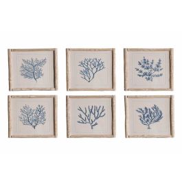 DKD Home Decor Cuadro Mediterraneo Azul Blanco 3.5 x 50 x 40 cm (6 Unidades) Cristal y Abeto Precio: 189.5899995. SKU: B1GV68PJEY