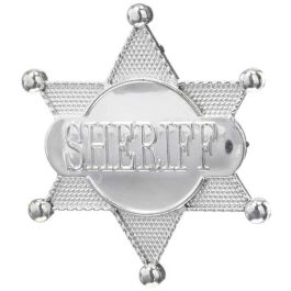 Estrella de sheriff pvc 8 cm Estrella de sheriff pvc 8 cm