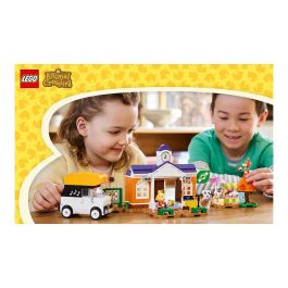Lego Animal Crossing 77052 Kéké en la Plaza Juguete para Construir con Cafetería