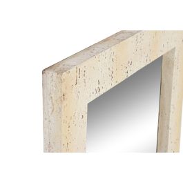 DKD Home Decor Espejo Beige Moderno Magnesia 4 x 92 x 61.6 cm