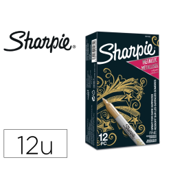 Rotulador Permanente Sharpie Metallic F Oro Precio: 3.50000002. SKU: B13ESQ3THE