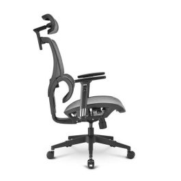 Sharkoon OfficePal C30M Silla de Oficina con Asiento y Respaldo de Malla Gris Altura 115-135 cm Ancho Respaldo 50 cm