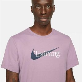 Camiseta de Manga Corta Hombre Nike Dri-Fit Ciruela
