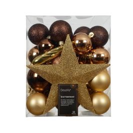Decoris Accesorios de Decoración para Árbol de Navidad Marrón Precio: 17.78999959. SKU: B14VZA9HE9