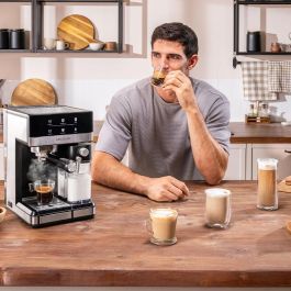 Cafetera Eléctrica Cecotec Power Espresso 20 Touch & Cream 1350 W Negro 20 bar 500 g 1,8 L