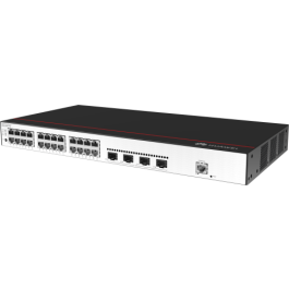 Huawei CloudEngine S5735-L24P4S-A-V2 Switch Gestionado L3 Gigabit Ethernet 24 Puertos PoE 1U Negro Plata