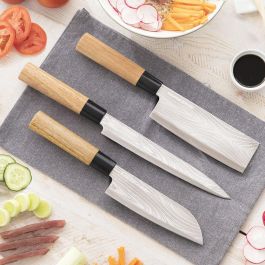 Set de Cuchillos con Funda de Transporte Profesional Damas·Q InnovaGoods Precio: 16.89000038. SKU: V0103200