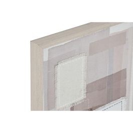 Cuadro Moderno DKD Home Decor Beige Gris 2.5 x 50 x 40 cm (2 Unidades)