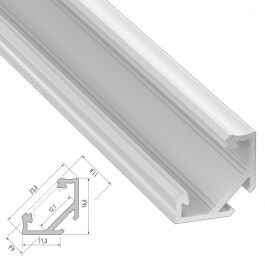 Perfíl Aluminio Tipo C 2,02M Perfíl Aluminio Tipo C 2,02M