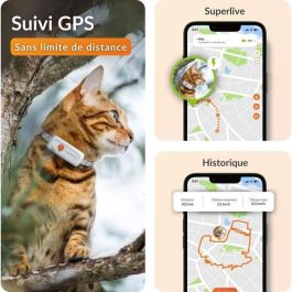 Weenect WEE3770000300369 GPS Tracker para Chat XS Blanco Edición 2023