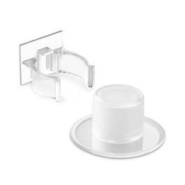 Inofix Tope y retenedor pinza adhesivos transparente para puertas de interior, termoplástico Precio: 4.94999989. SKU: S7905109