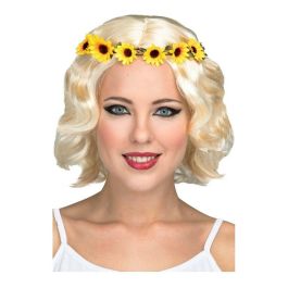 Peluca hippie corta rubia 120 g Peluca hippie corta rubia 120 g Precio: 9.5000004. SKU: S8604733