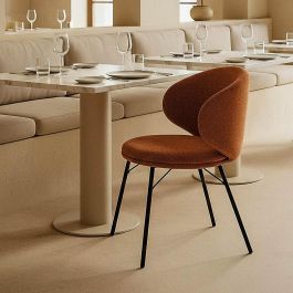 Silla Terracota Tejido-Metal Salón 57 X 53 X 75 cm Precio: 102.50000024. SKU: B1AHTQFQTW