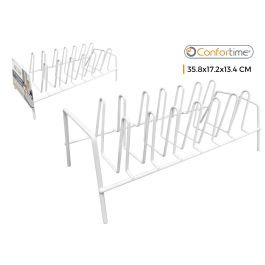 Confortime Organizador de Sartenes 36.5 x 18.6 x 14.3 cm Colección White (12 Unidades) Precio: 36.88999963. SKU: S2202236