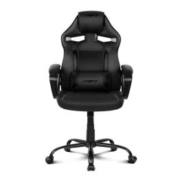 Drift DR50 Silla Gaming PC Acolchada con Reposabrazos, Pistón Clase 4, Ergonómica, Cojines Lumbar y Cervical, Negra