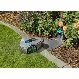 Gardena SILENO minimo Robot Cortacésped 500m² | Bluetooth | Silencioso | Corta Lluvia | Limpieza Manguera | Control App