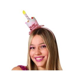 Diadema Tarta De Cumpleaños Rosa Con Vela Y Decoración Fiesta Infantil Adulta Fotografía Precio: 1.49999949. SKU: B189LGY9J9