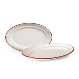 Fuente Oval de Acero Esmaltado 30 cm Color Bordeaux para Orfebrería (Set de 6) Precio: 13.89000019. SKU: B1CJPZ6G3W