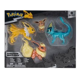 Jazwares Pack de Figuras Pokémon Multievolution Eevee Eevee, Flareon, Jolteon y Vaporeon Articuladas Precio: 36.79000039. SKU: B143FFANE4