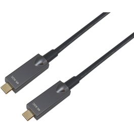 EQUIP Cable USB-C a USB-C 119463, 15m, USB 3.2 Gen 2 (10Gbps), 60W PD, 4K@60Hz, DisplayPort Alt Mode, Negro