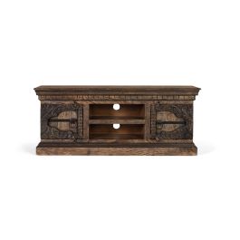 Giner y Colomer - Mueble TV en Madera de Mango Maciza con 2 Puertas y 2 Estantes Precio: 980.0879. SKU: B14235C5EZ