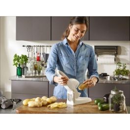 Leifheit Cortador de papas fritas y verduras Copa-Fries con 2 tamaños (10mm y 12mm) | Rejillas extraíbles y diseño ergonómico Leifheit Cortador de papas fritas y verduras Copa-Fries con 2 tamaños (10mm y 12mm) | Rejillas extraíbles y diseño ergonómico