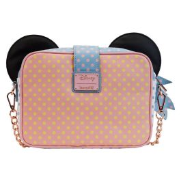 Loungefly Bolso Crossbody Minnie Mouse Pastel Polka Dot Disney Piel Vegana 22.5x16.25x6.25cm