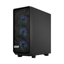 Fractal Design Meshify 2 Compact RGB Black TG Light Tint - Caja PC Midi-Tower ATX Negro con Ventana Lateral y RGB
