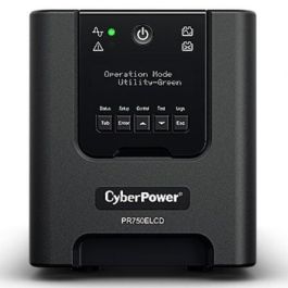 SAI Línea Interactiva Cyberpower PR750ELCD/ 750VA-675W/ 6 Salidas/ Formato Torre SAI Línea Interactiva Cyberpower PR750ELCD/ 750VA-675W/ 6 Salidas/ Formato Torre