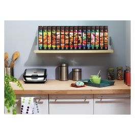 Tefal SW852D, Sandwichera y Gofrera Combinada, Negro y Acero Inoxidable, 700W