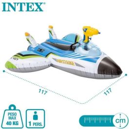 Figura hinchable avion con lanzador de agua 117x117 cm. (+ 3 años) - modelos surtidos Figura hinchable avion con lanzador de agua 117x117 cm. (+ 3 años) - modelos surtidos