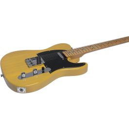 Eko Guitarra Eléctrica TL401 Tipo Tele (Diapasón De Arce) - Butterscotch