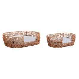 Cama Mascota Urban DKD Home Decor Marron Claro Blanco 35 x 14 x 50 cm Set de 2 Precio: 38.69000047. SKU: B1455MYNQV