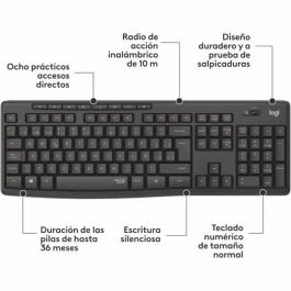 Logitech MK295 Silent Wireless Combo, German. Logitech MK295 Silent Wireless Combo, German.