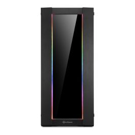 Sharkoon CA200G Torre Midi ATX E-ATX Negro con Cristal Puertas Frontales USB Tipo C