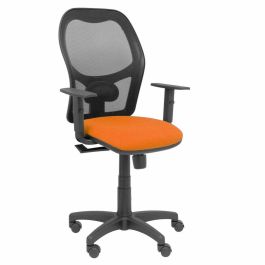 PIQUERAS Y CRESPO Silla Alocen malla negra asiento bali naranja brazos regulables Precio: 192.49999989. SKU: S5703816
