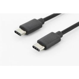Digitus USB Type-C connection cable, type C to C M/M, 1.0m, 3A, 480MB, 2.0 Version, bl