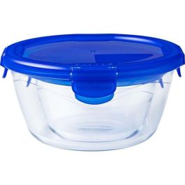 Pyrex PYR3426470286220 Juego de 3 Fiambreras de vidrio redondas con tapa hermética para cocinar y llevar, 0.7 L Precio: 45.50000026. SKU: B1DVHFWDEV