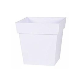 EDA Maceta toscana cuadrada - 32 x 32 x H 32 cm - 22 L - Blanco EDA Maceta toscana cuadrada - 32 x 32 x H 32 cm - 22 L - Blanco