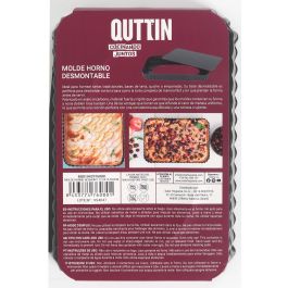 Molde para horno desmontable Quttin 22.5x15.5x3 cm (12 Unidades) Molde para horno desmontable Quttin 22.5x15.5x3 cm (12 Unidades)