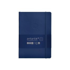 Antartik Cuaderno A5 Tapa Blanda Hojas Cuadriculadas Azul Marino 80 Hojas 80 gr FSC Notes