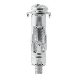 Rapid Taco de expansión metálico Ø11x37 tornillo m5x48, resistencia 40 kg, para pladur, yeso y paredes huecas, bolsa 10 unid Rapid Taco de expansión metálico Ø11x37 tornillo m5x48, resistencia 40 kg, para pladur, yeso y paredes huecas, bolsa 10 unid