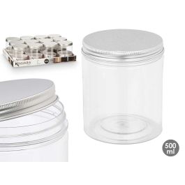Tarro PET 500 ml con tapa de aluminio Kinvara - 8.5x10x8.5 cm (48 Unidades) Precio: 42.50000007. SKU: B1CV495G9J