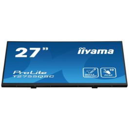 Monitor Iiyama 27" Ips Bonded Pcap 10P Touch, Mpp2.0 (Active Stylus) Supported, 2560X1440, Flat Bezel Free Glass Front, Hdmi, Displayport, 360Cd/M², Usb Hub 2X 3.2, Speakers, Bookstand (T2755QSC-B1) Monitor Iiyama 27" Ips Bonded Pcap 10P Touch, Mpp2.0 (Active Stylus) Supported, 2560X1440, Flat Bezel Free Glass Front, Hdmi, Displayport, 360Cd/M², Usb Hub 2X 3.2, Speakers, Bookstand (T2755QSC-B1)