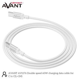 AVANT CONNECT Cable de carga rápida trenzado USB A a USB C 1m 60W PD
