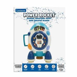 Lexibook LEX3380743106724 Mi cohete con proyector de estrellas Conocimientos espaciales, cuestionarios, música... (Francés)