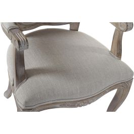DKD Home Decor Silla Tradicional Marron Beige 57 x 94 x 57 cm (2 Unidades)