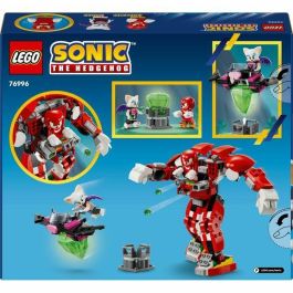 LEGO 76996 Sonic The Hedgehog: Robot Guardián de Knuckles, Minifiguras de Videojuego de Knuckles y Rojo con Master Emerald